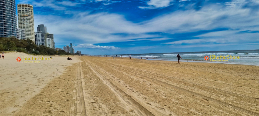 Scenic Beach on a Sunny Day in Gold Coast, Australia