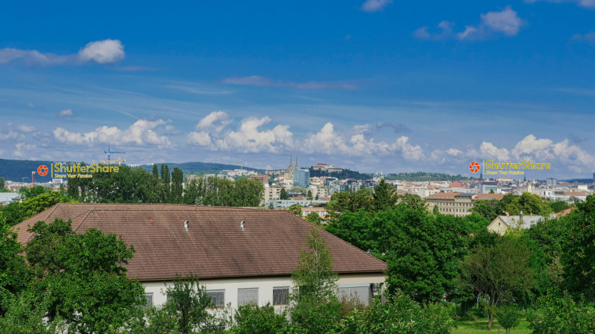 Scenic View of Brno Skyline - Brno, Czech Republic