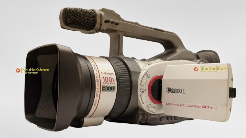 Canon GL1: Professional Digital Video Camcorder side