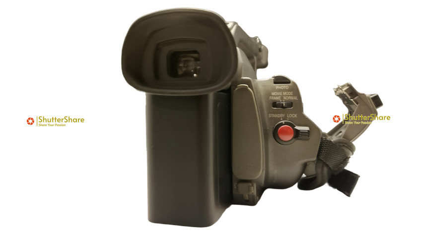 Canon DM-GL1 Camcorder: Back View