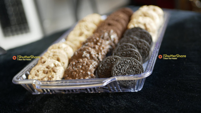 Assorted Cookies on a Tray