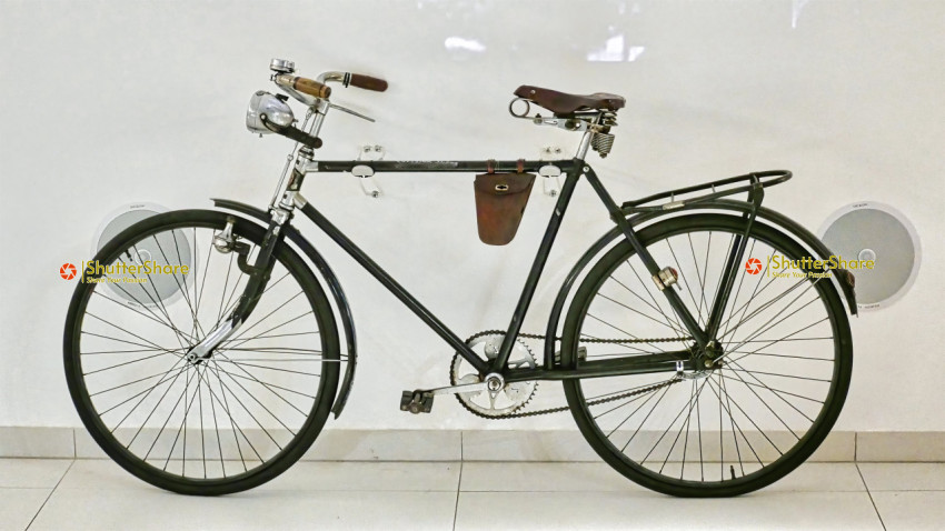 Vintage Bicycle Exhibit in Brno Museum