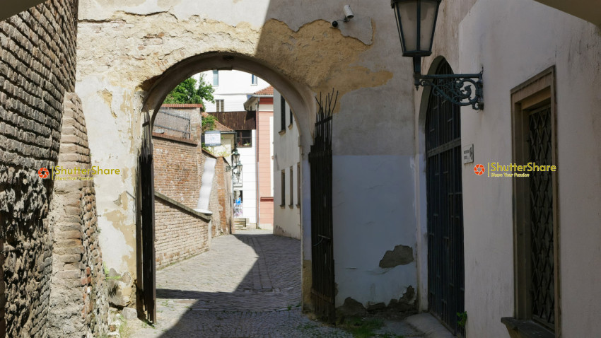 Historic Archway in Brno