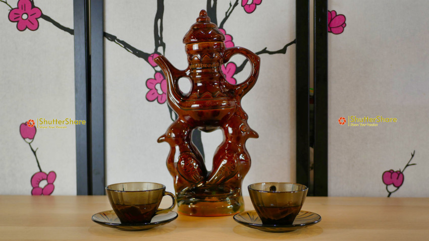 Ornate Ceramic Tea Set