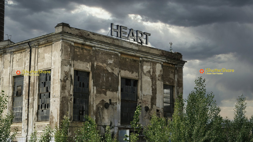 Abandoned Industrial Building in Brno