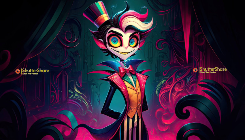 Enigmatic Circus Ringmaster