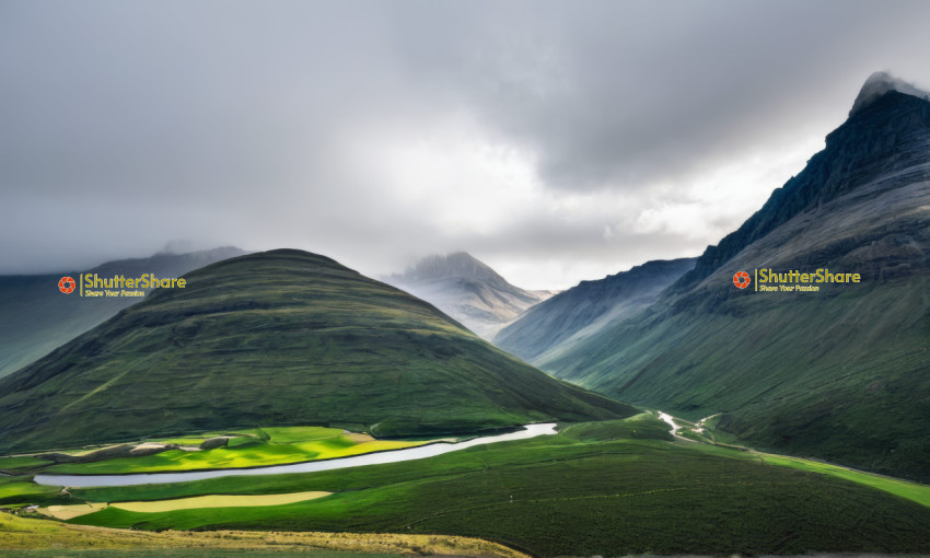 Serene Mountain Valley