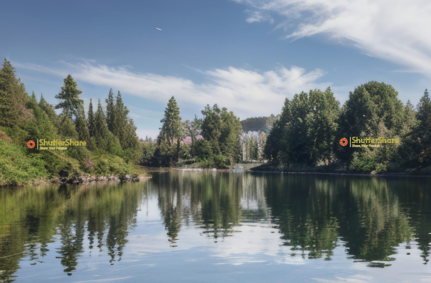 Tranquil Lake Reflections