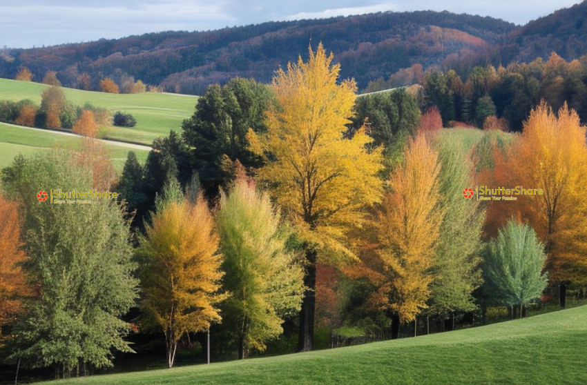 Autumnal Bliss in the Rolling Hills