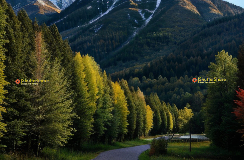 Pathway to the Mountains