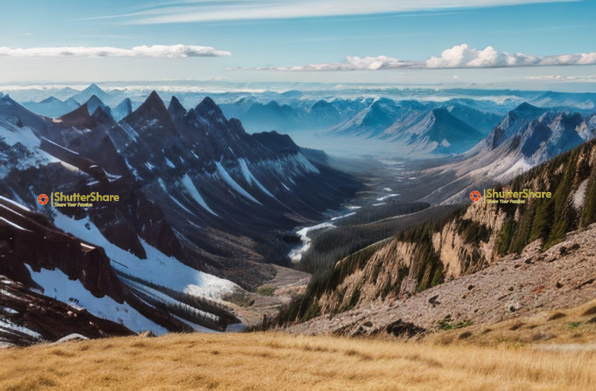 Mountain Valley Panorama