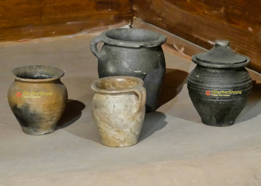 Ancient Pottery Display in Brno Museum