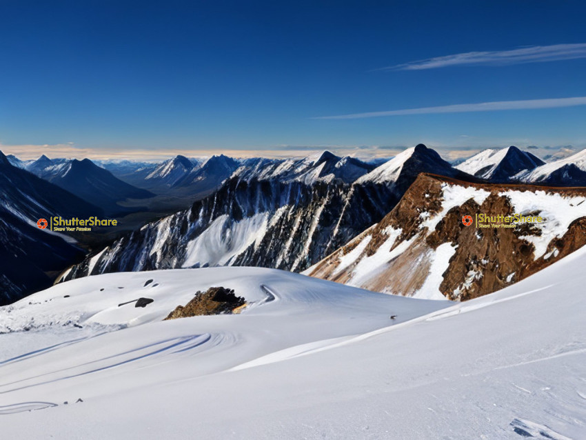 Alpine Panorama Under a Brilliant Sky