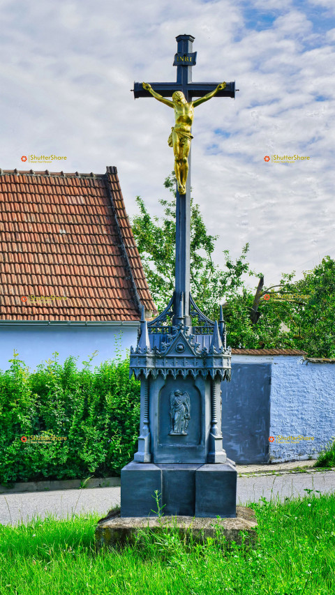 Golden Crucifix Monument - Brno, Czech Republic