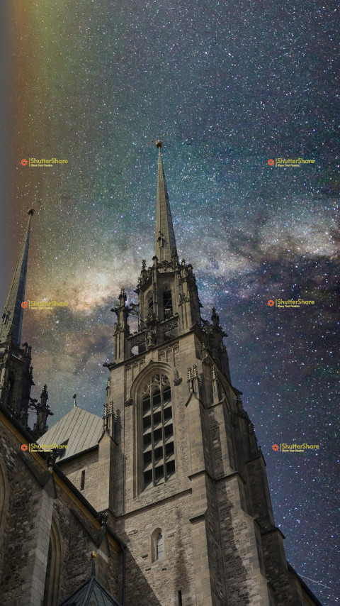 Cathedral of St. Peter and Paul, Brno - Milky Way